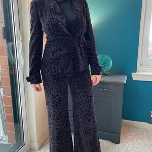 Vintage Giorgio Armani Velvet Suit